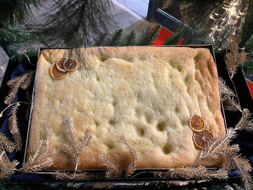 Fougasse d’Aigues-Mortes traditionnelle à la fleur d’oranger – L’Originale
Fougasse sucrée artisanale fleur d’oranger – L’Originale